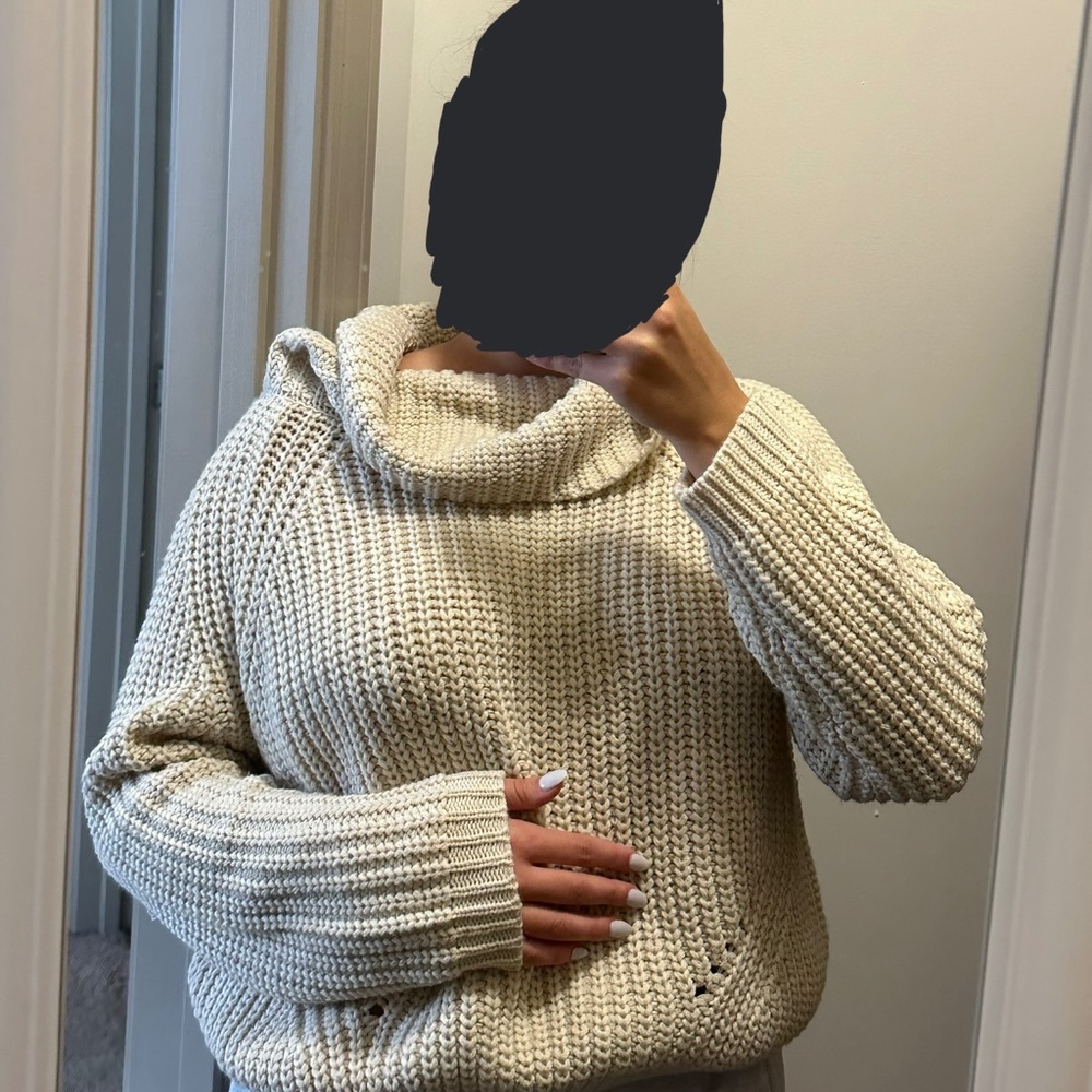 Beige Chunky Sweater